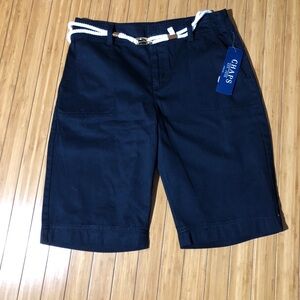 Chaps Bermuda Navy Shorts size 4